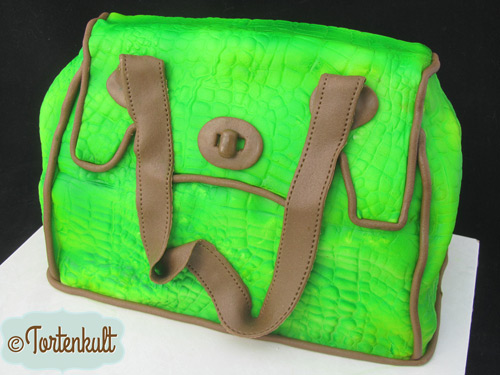 Kroko Handtasche mit Airbrush