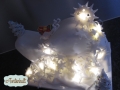 beleuchtete Weihnachtstorte